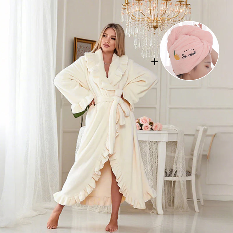 🧖 Puha és bolyhos fürdőköpeny - Bőrbarát anyag