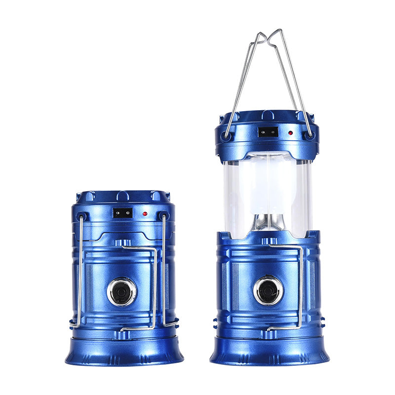 ⛺️Napenergiával működő, behúzható kempinglámpa