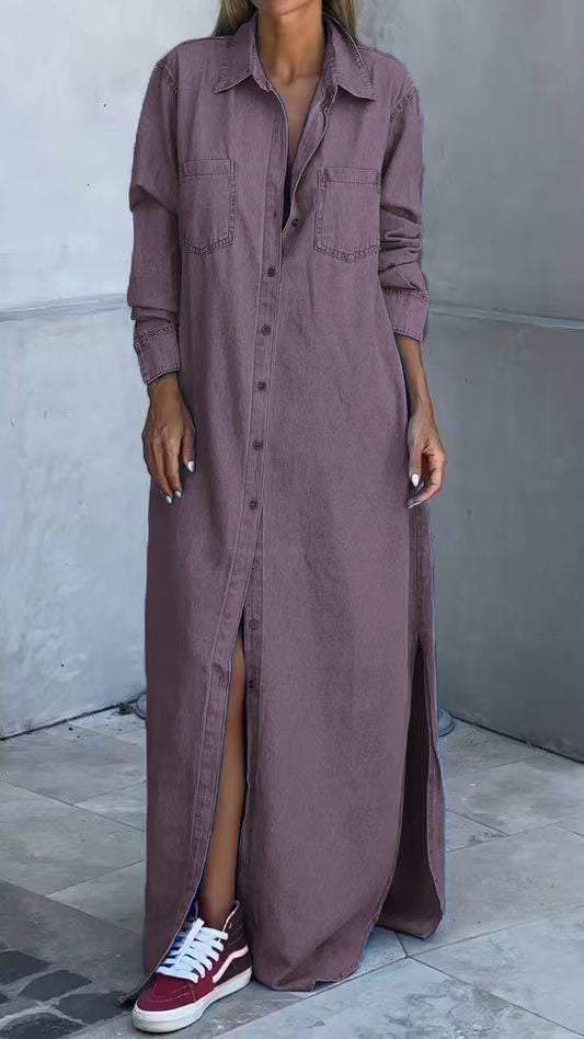 Farmerruha, hosszú ujjú és hajtókával