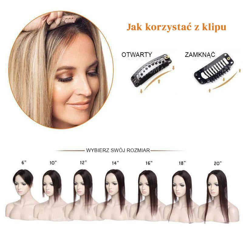 ✨Légáteresztő természetes haj vékony hajú nőknek💁♀️