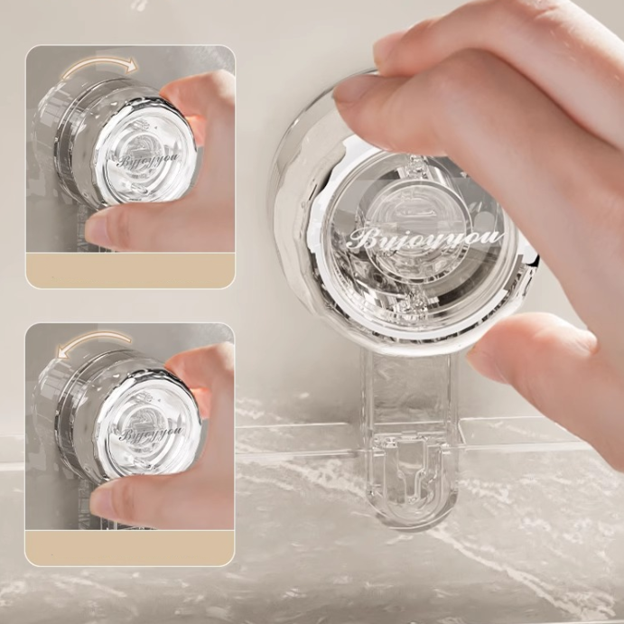 Fúrásmentes, átlátszó fali tároló: Fúrásmentes, kivehető, multifunkcionális háromszög és téglalap alakú tároló