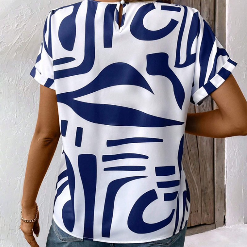 Női rövid ujjú, hétköznapi póló