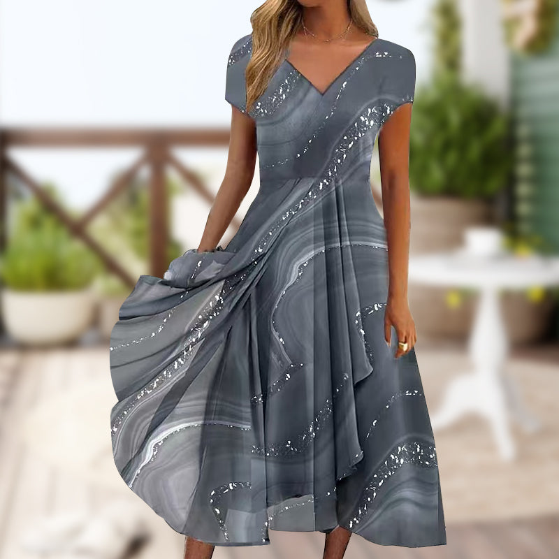 đ LengĆ maxi ruha V-nyakkal