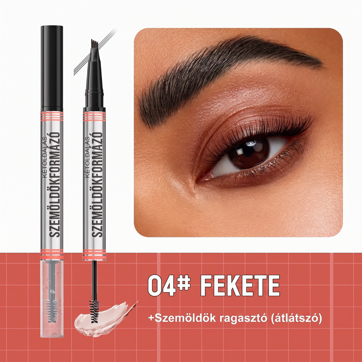đ„2 az 1-ben szemceruza Ă©s szemöldökfixĂĄlĂł gĂ©l â sƱrƱbb Ă©s termĂ©szetesebb szemöldökformĂĄzĂĄshozđ„ł