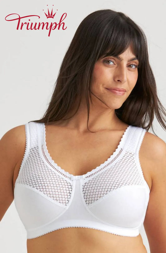 Triumph - 3 részes szett 🔥 Kényelmes csipke melltartó mintával