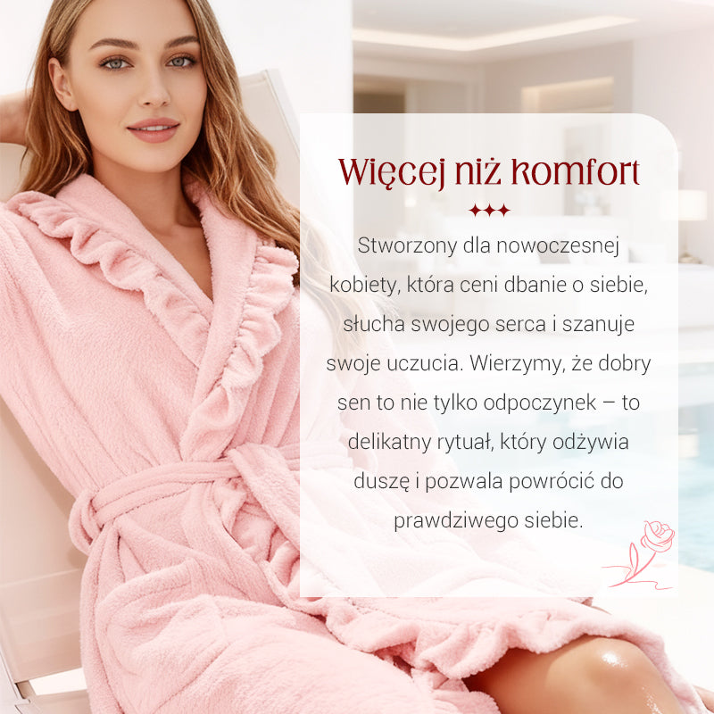 🧖 Puha és bolyhos fürdőköpeny - Bőrbarát anyag