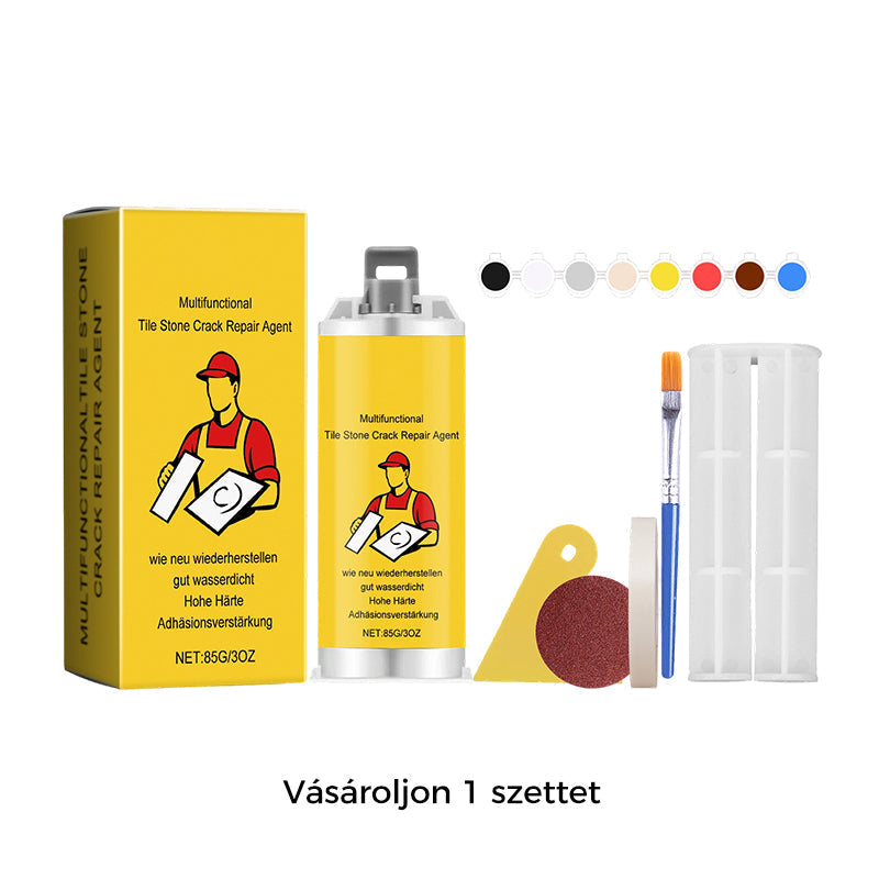 🧱 Többfunkciós javító készletek csempe- és kőrepedésekhez💧