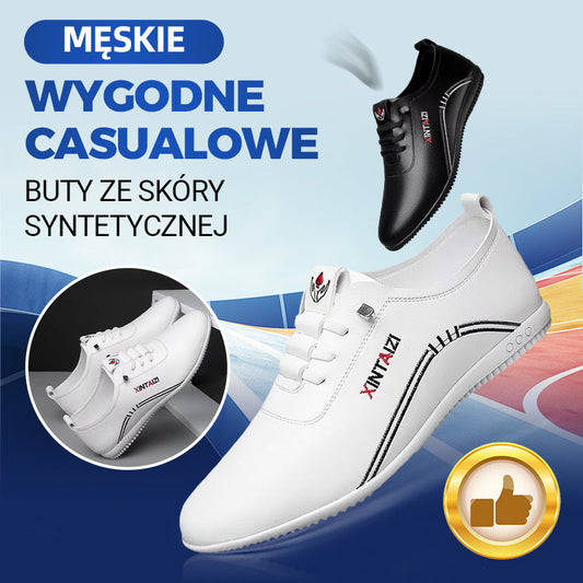 🔥Hot Ale 2025👞Könnyű és légáteresztő férfi fűző nélküli cipők