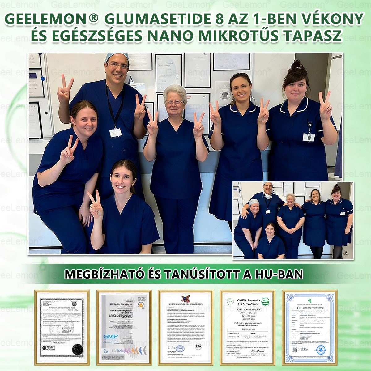 Ajánlott a Semmelweis Kórház által · 👩‍⚕️BENU hivatalos üzlet| 🎁 𝐆𝐞𝑒𝐿𝑒𝐦𝐨𝐧® Glumasetide 8 az 1-ben Karcsú és Egészséges Nano Mikrotűs Tapasz