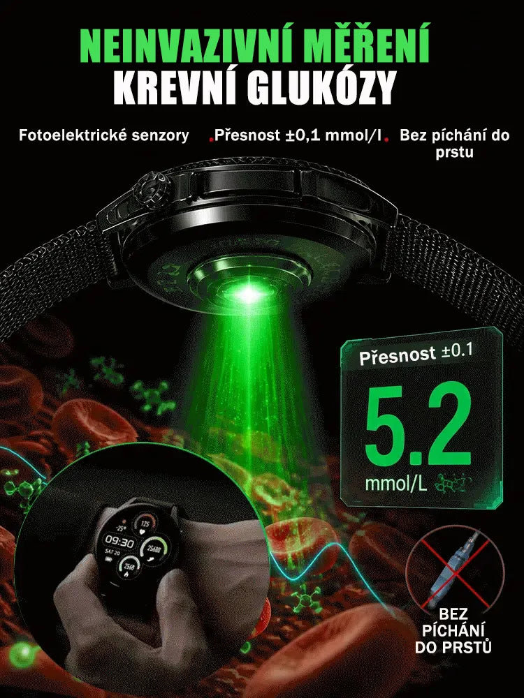 Chytré hodinky GT6pro s Bluetooth voláním