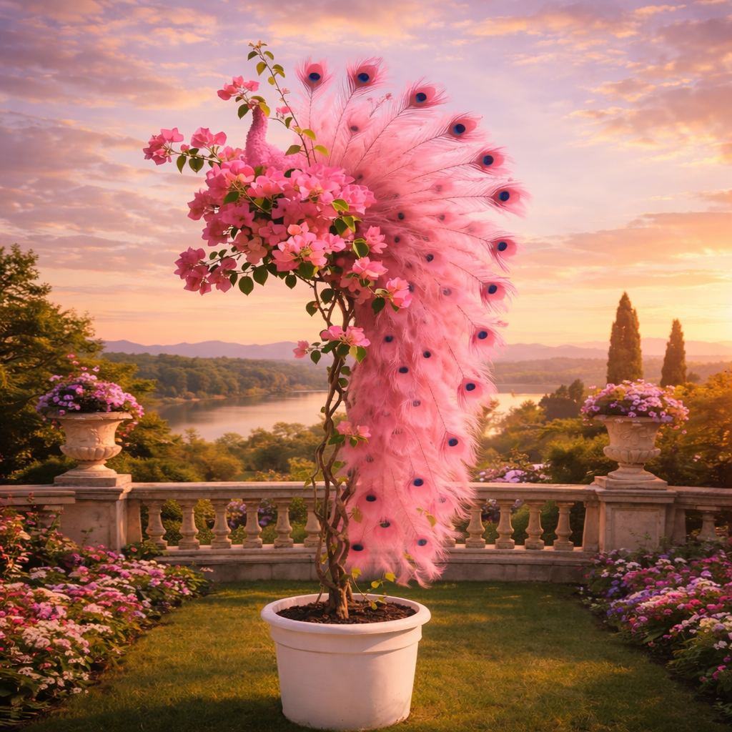 🦚Páva Bougainvillea magok – Szépítse kertjét elegáns pávavirágokkal