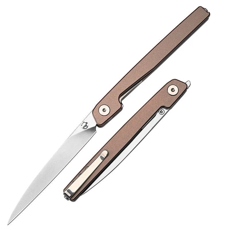 🔥Utolsó napi akció 50% kedvezménnyel🎉Lanky Liner Lock elülső flipper kés fekete alumínium nyéllel