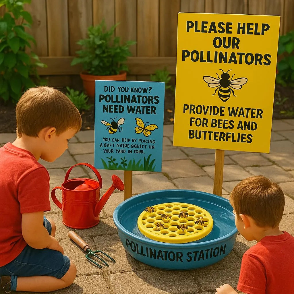 🐝 Úszó Méhállomás - Méhbarát Itatóállomás