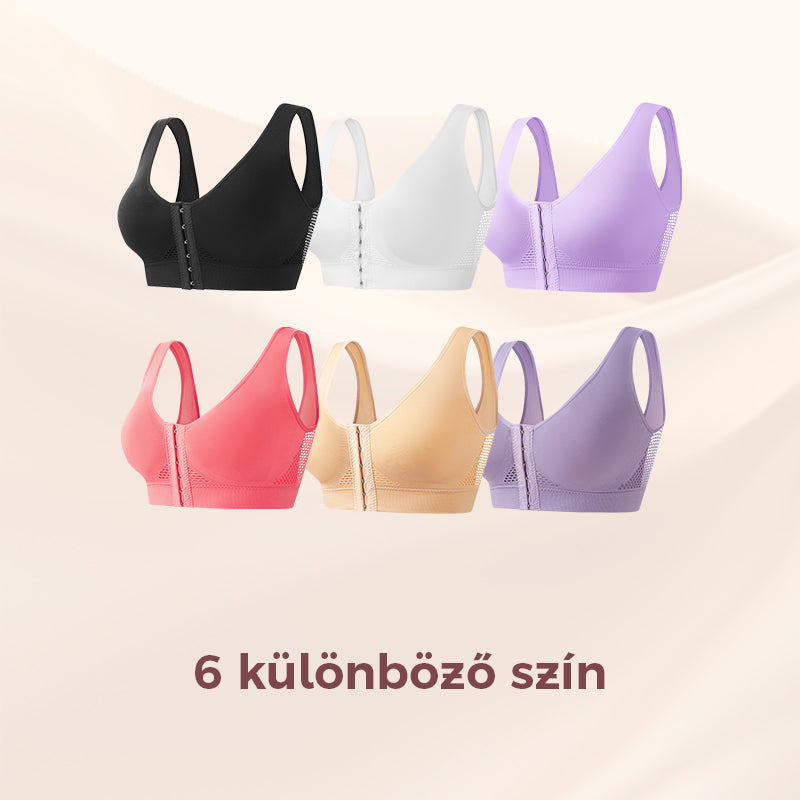 【✨ 1 + 1 ingyenes】Női merevítő nélküli, elölről záródó melltartó