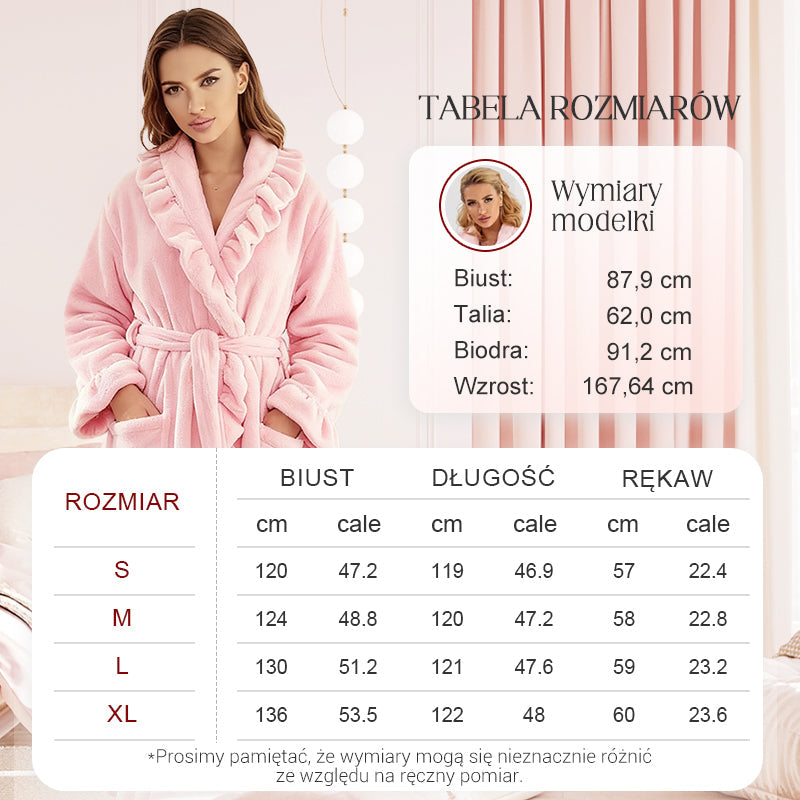 🧖 Puha és bolyhos fürdőköpeny - Bőrbarát anyag