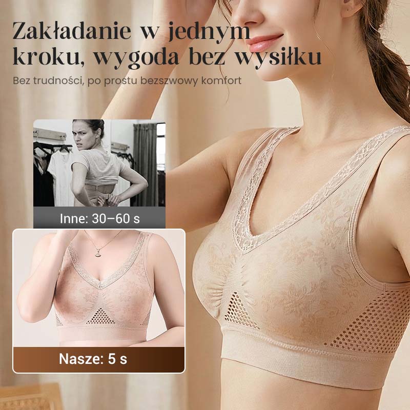 【✨1 + 1 ingyenes – 2 db】Kifejezetten nők számára tervezett kényelmes melltartó
