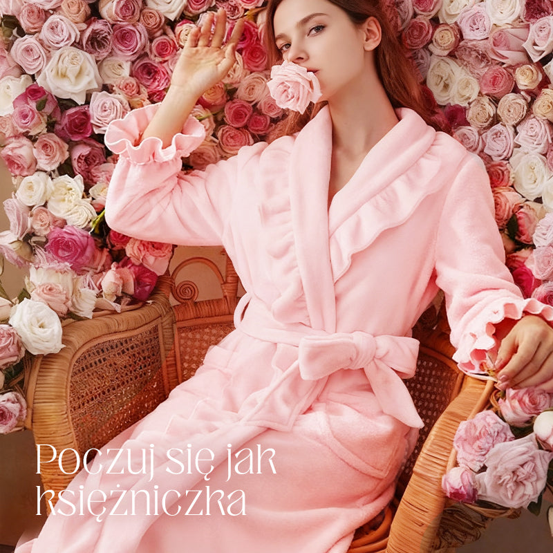 🧖 Puha és bolyhos fürdőköpeny - Bőrbarát anyag