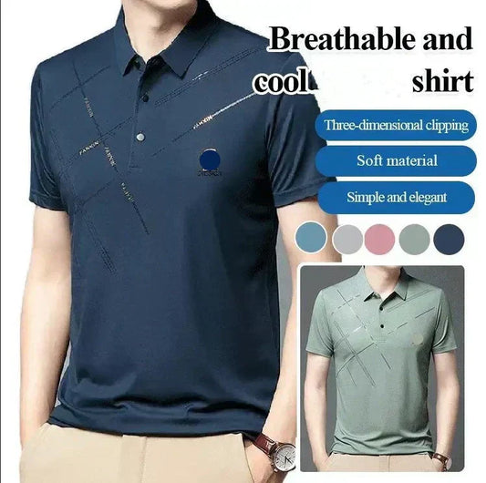 ✨Férfi jégselyem rugalmas ing