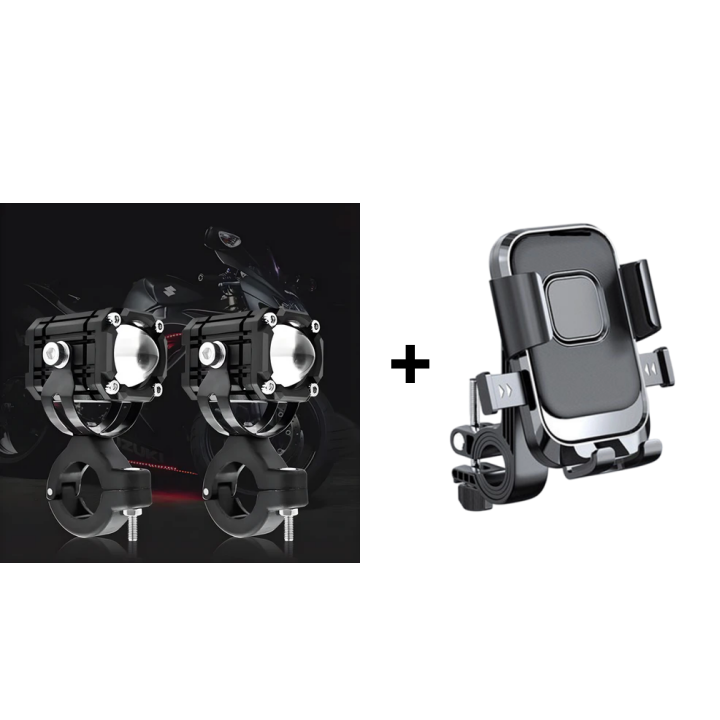 🏍️✨ Legkelendőbb motoros LED keresőlámpák –💡 kétsugaras, nagy intenzitású, vízálló, hatékony hűtés, univerzális 12‑80V 🔧