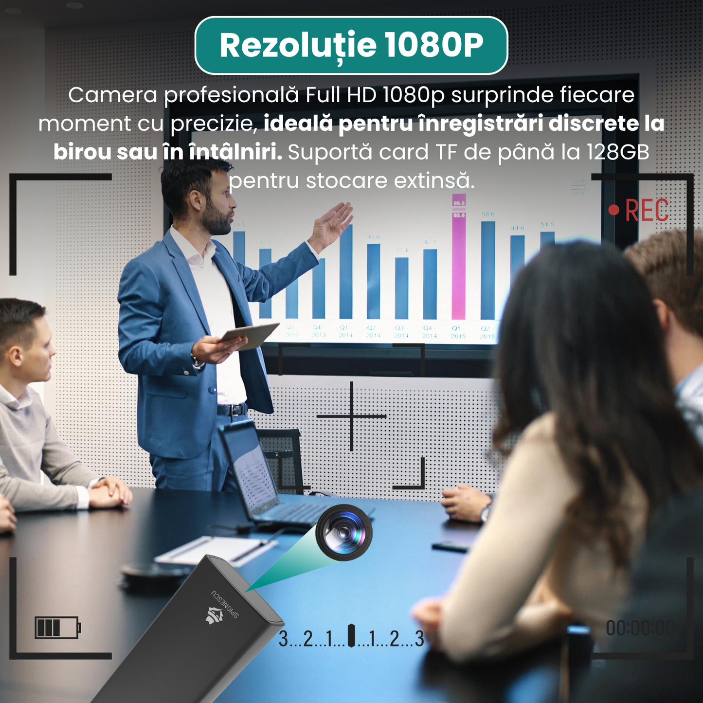 Öngyújtó rejtett kamerával, valódi elektromos gyújtás funkcióval, Full HD 1080p videofelvétellel, mozgásérzékeléssel, hurokfelvétellel