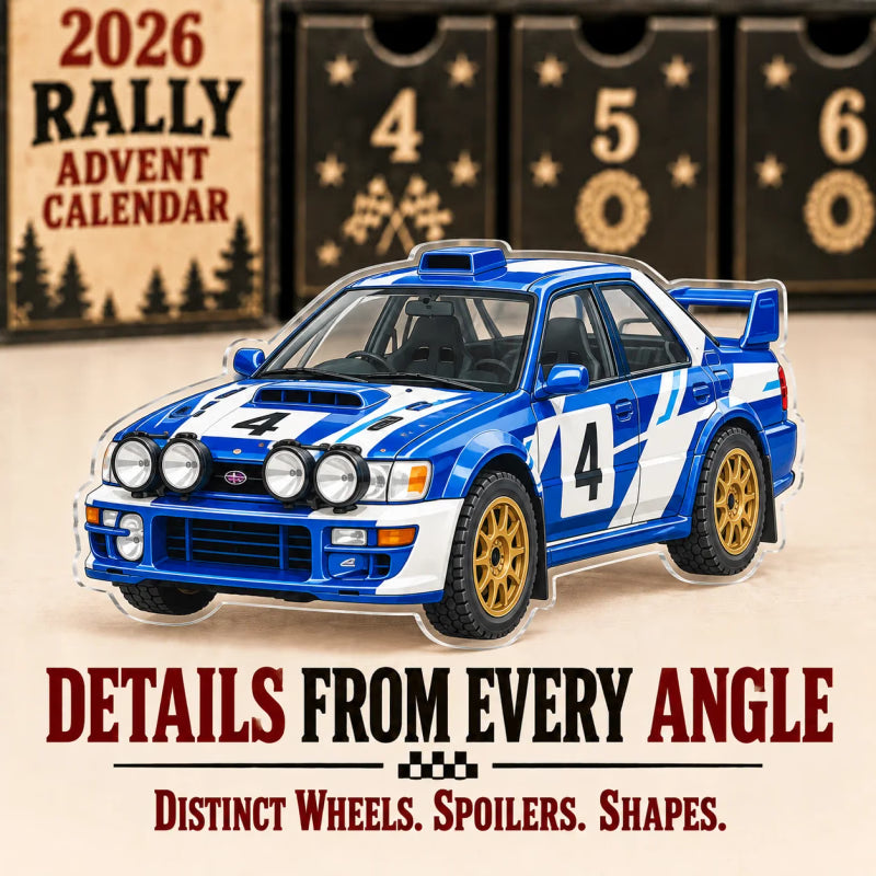 🏎️ Rally Adventi Naptár 2026 – 24 napnyi kosz és sebesség, 24 gyűjthető rallyautó