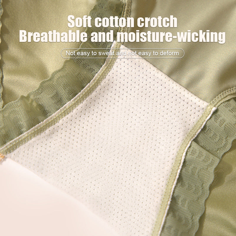 【🌷Vásároljon 1-et, kap 2-t ingyen】 Szexi varrat nélküli selyem csípőemelő bugyi hasszabályozással