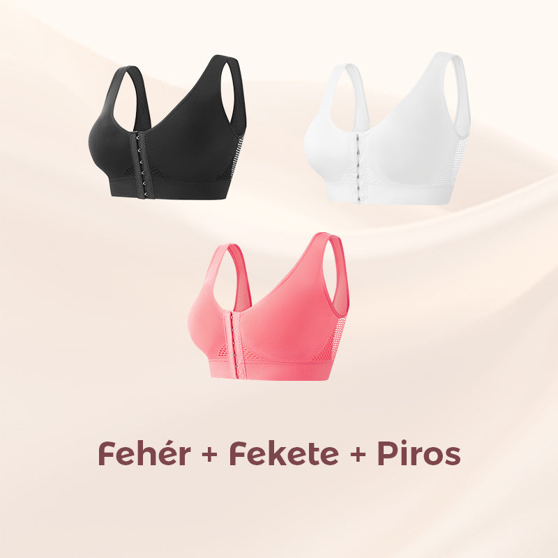 【✨ 1 + 1 ingyenes】Női merevítő nélküli, elölről záródó melltartó
