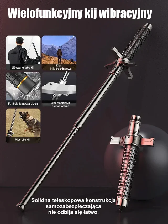 Multifunkcionális teleszkópos bot - szabadtéri hegymászáshoz