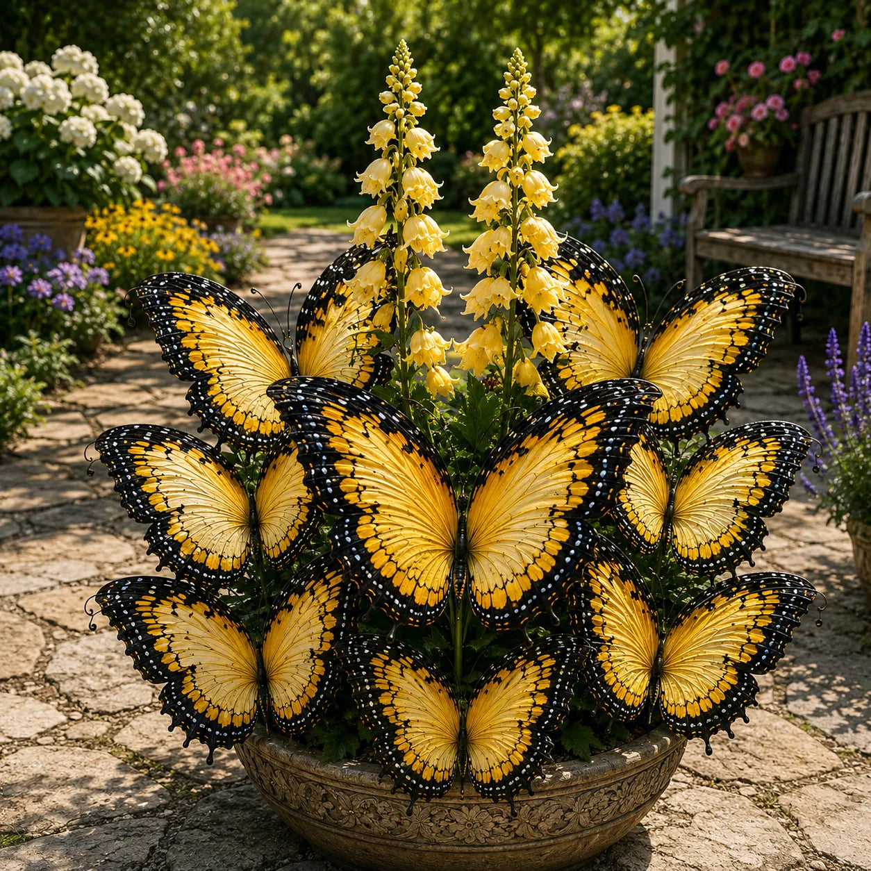 🦋 Pillangókert Hosta hagymái - 🌸A Hosta, Amely Úgy Kinéz, Mint Egy Pillangókkal Tele Kert