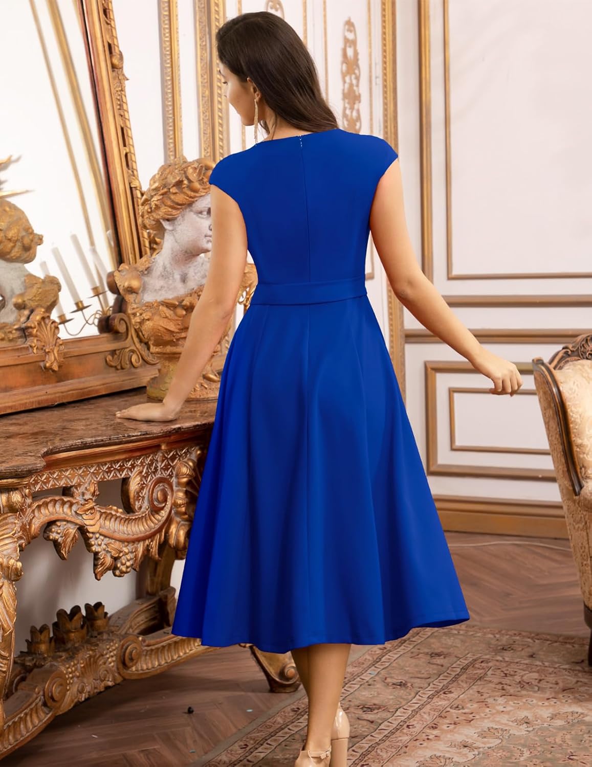 DRESSTELLS koktélruhák nőknek, alkalmi menyasszonyi ruhák, visszafogott báli ruhák templomi fogadásokra 2025-ben