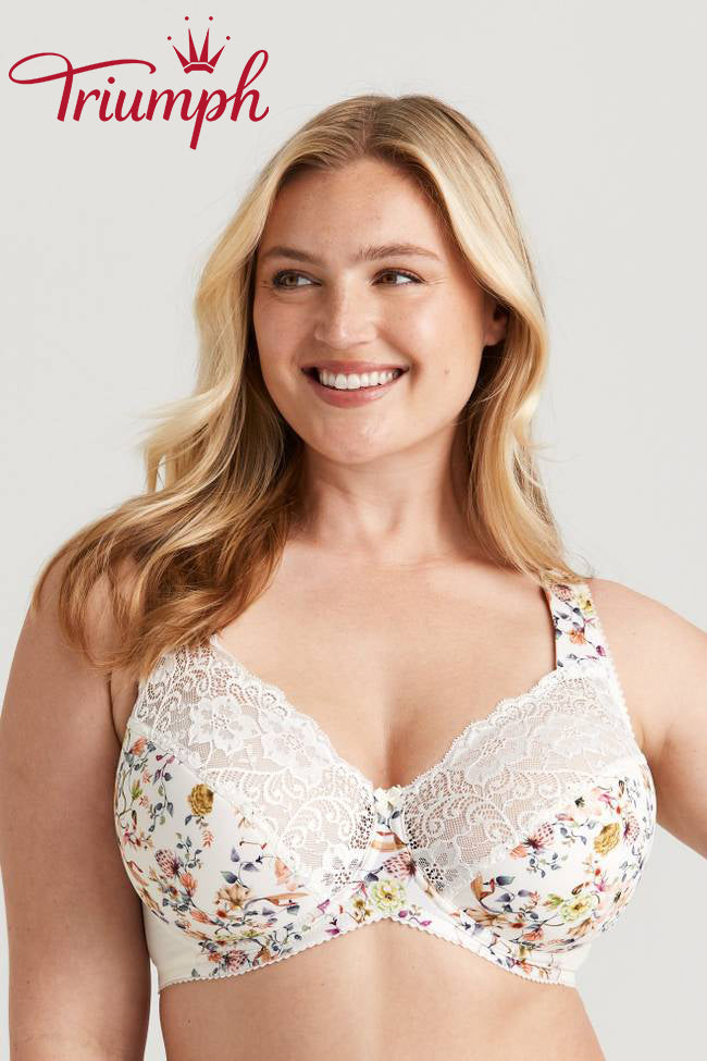 Triumph® 3 részes melltartó💖 csipkéből és virágos hímzésből