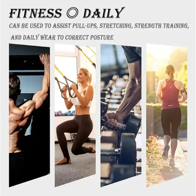 💥💥🔥GETBED Fitness Testtartásjavító Edzőpántok