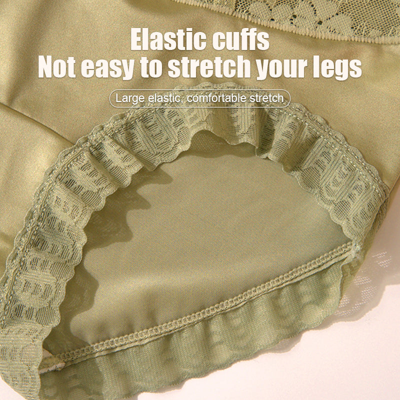 【🌷Vásároljon 1-et, kap 2-t ingyen】 Szexi varrat nélküli selyem csípőemelő bugyi hasszabályozással