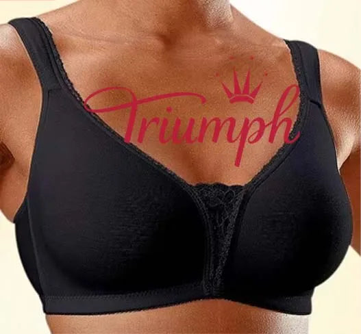 👙TRIUMPH - [3 db] 🔥50% kedvezmény nagyméretű szexi csipke fehér melltartóból