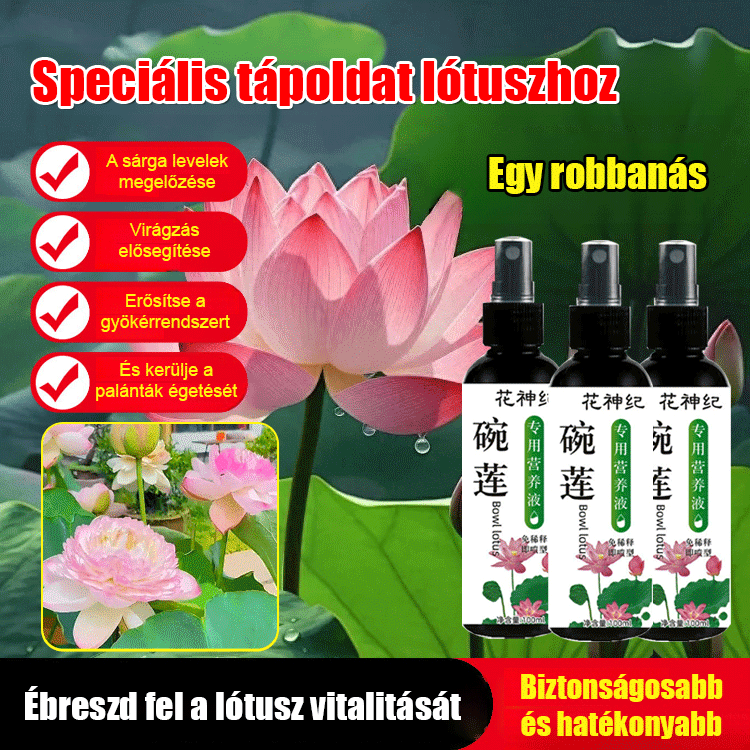 JS-tál lótusz speciális tápoldat