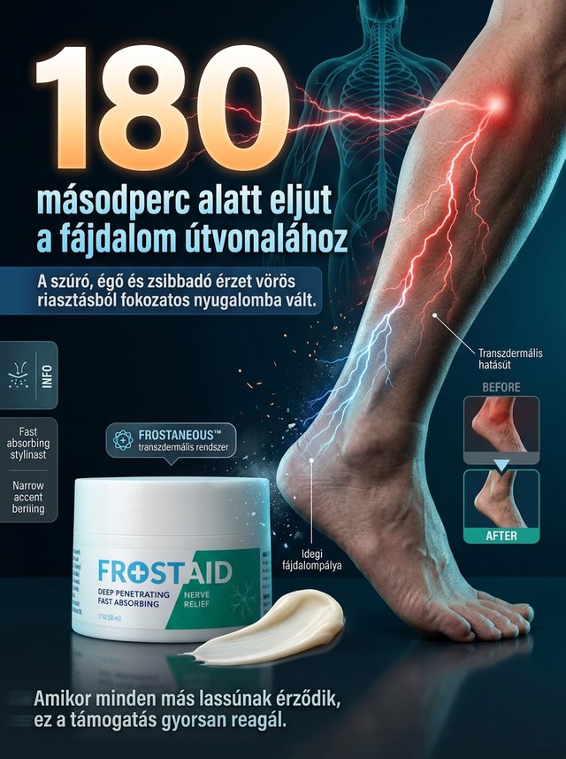 Gyökérokú lábidegfájdalom-javító krém