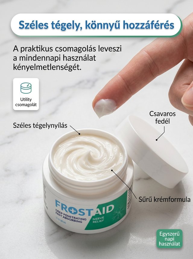 Gyökérokú lábidegfájdalom-javító krém