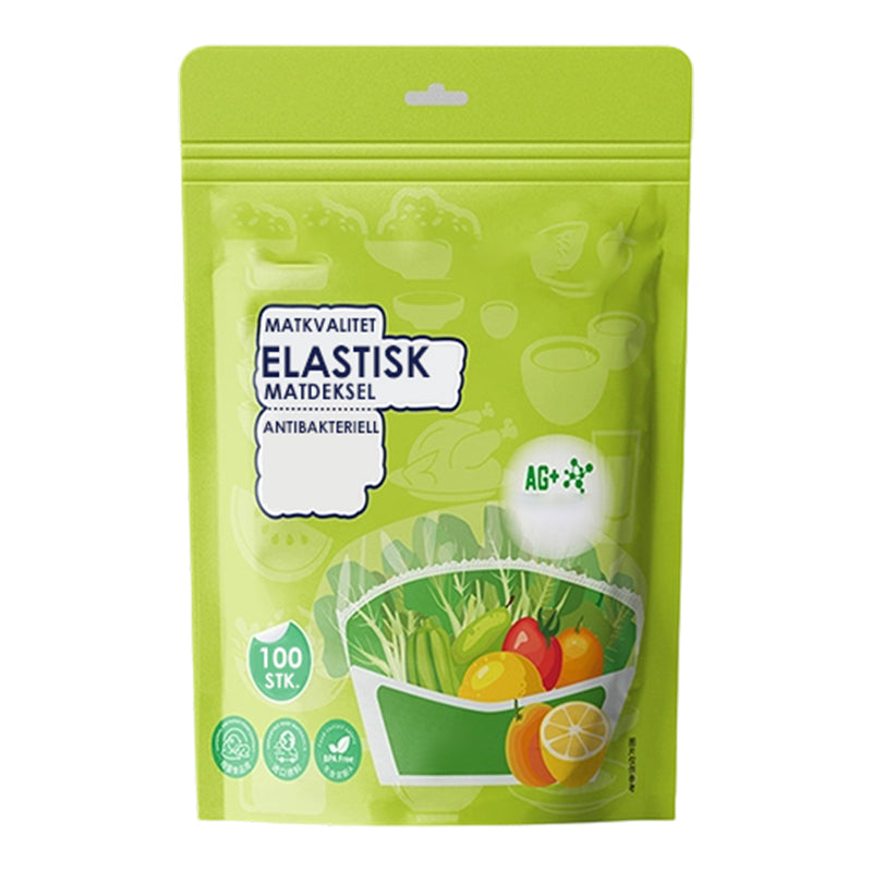 🌿 Antibakteriális élelmiszer fólia – Élelmiszer-minőségű, 100 darabos kiszerelés ⚡