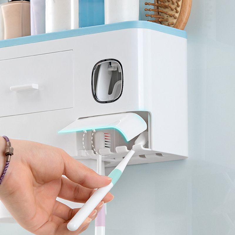 🛁 Toiletry szervező tartó – Fogkefe tartó és fürdőszobai szervező ✨