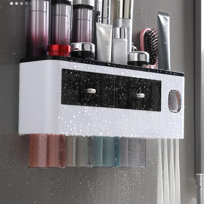 🛁 Toiletry szervező tartó – Fogkefe tartó és fürdőszobai szervező ✨