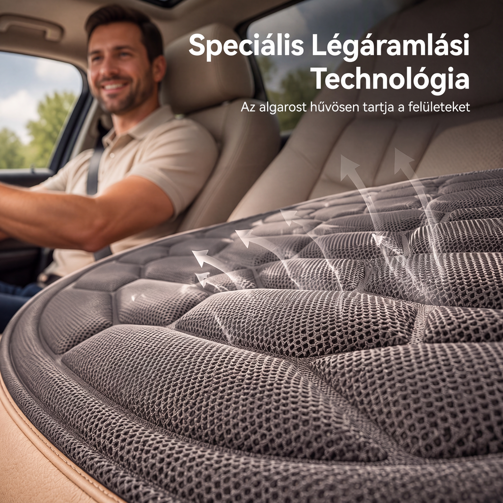 ✨🚗 Légáteresztő autóüléshuzat – vastag, csúszásgátló üléshuzat személyautókhoz, SUV-okhoz és kisteherautókhoz