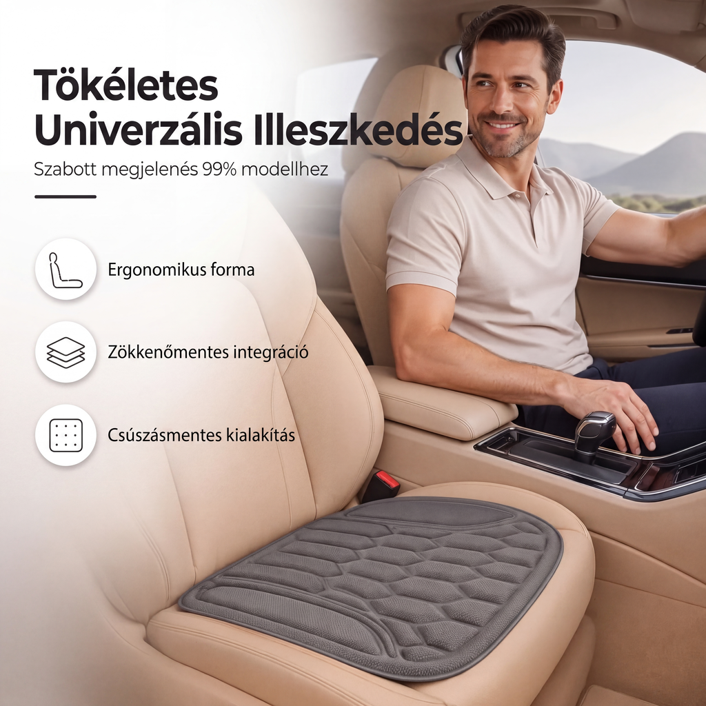 ✨🚗 Légáteresztő autóüléshuzat – vastag, csúszásgátló üléshuzat személyautókhoz, SUV-okhoz és kisteherautókhoz