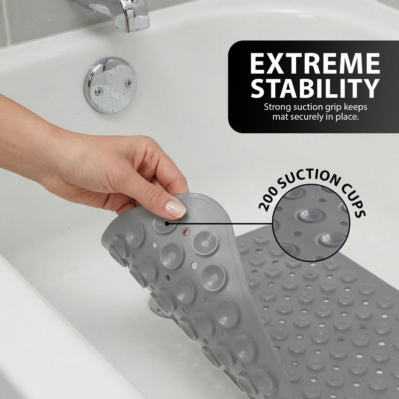🛡️ Csúszásmentes Fürdőkád Szőnyeg Szívókorongokkal (100*40CM) 🛁🧼