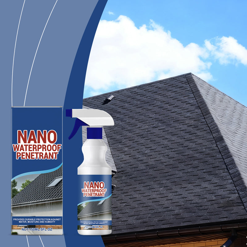 🔥 Vízálló tömítő spray – Mélyen behatoló formula tetőkhöz és falakhoz – Ideális betonhoz, téglához, fugázáshoz és erkélyekhez 🏠🛡️