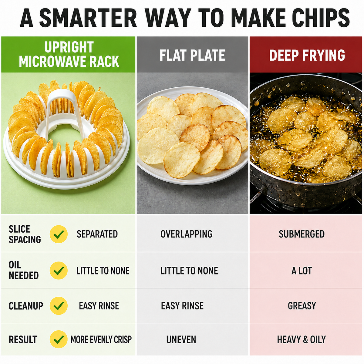 🥔 MOST 50% KEDVEZMÉNY! 🍟 Mikrohullámú sütőbe való házi burgonyaszirom-készítő gép – olajmentes, ropogós és egészséges – tökéletes házi rágcsálnivalókhoz 🥗✨