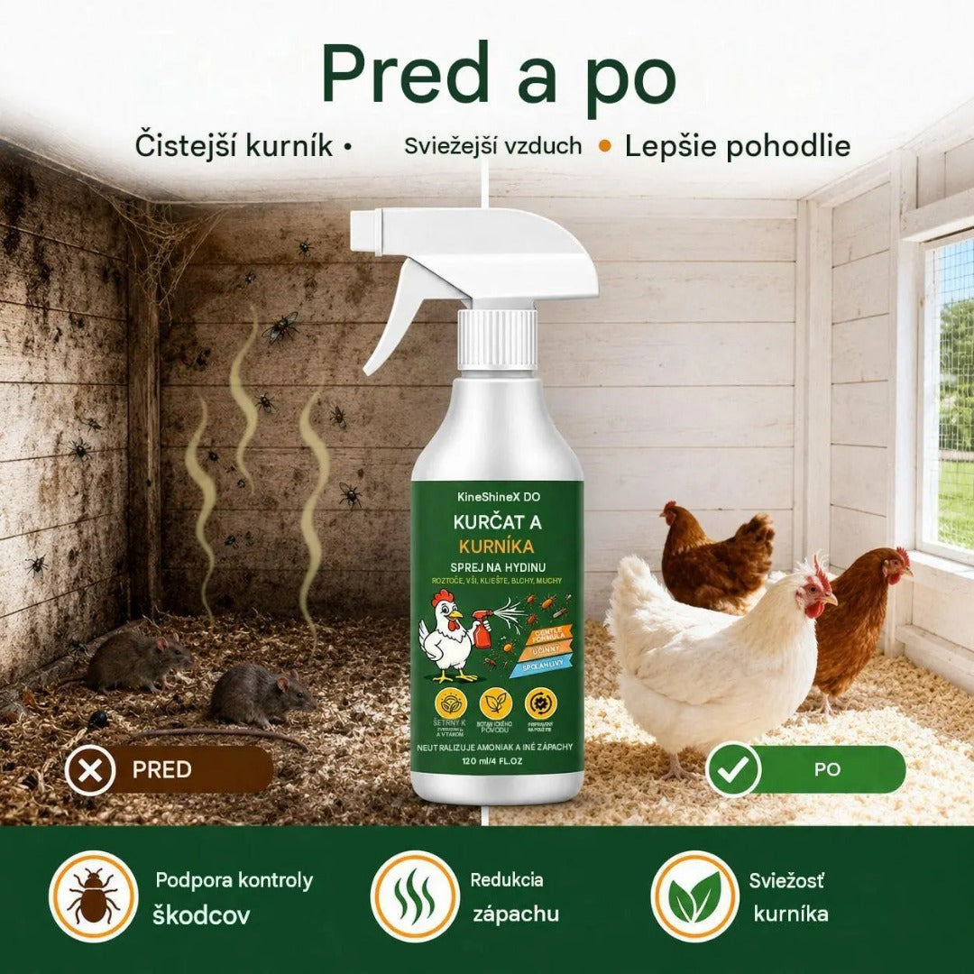 🐔🌿【2 az 1-ben szag- és rovarriasztó spray tyúkólokhoz】✨ Egyetlen fújás semlegesíti a szagokat és taszítja a rovarokat, így tyúkólja környezete frissebb lesz!