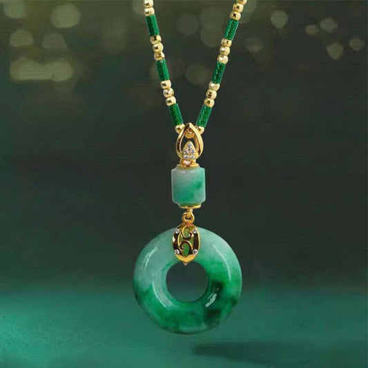 ✨Nyugodt ékszer jade medállal