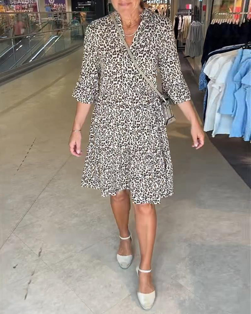 Leopárdmintás ruha