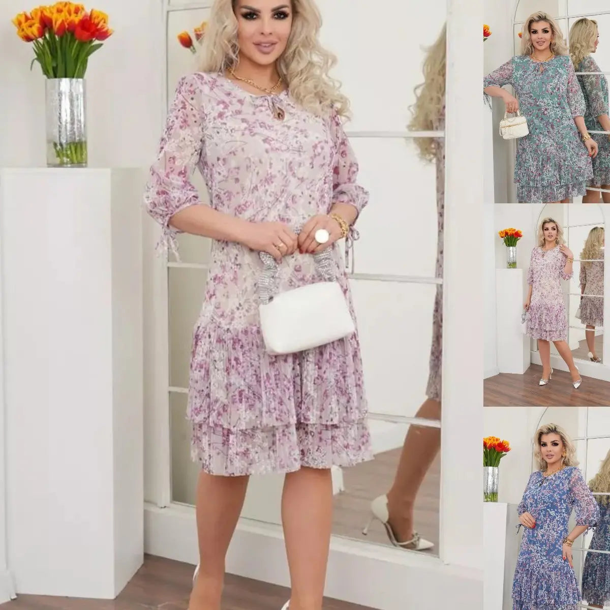 [S-5XL] 2025 tavaszi nyár új divatos ruha