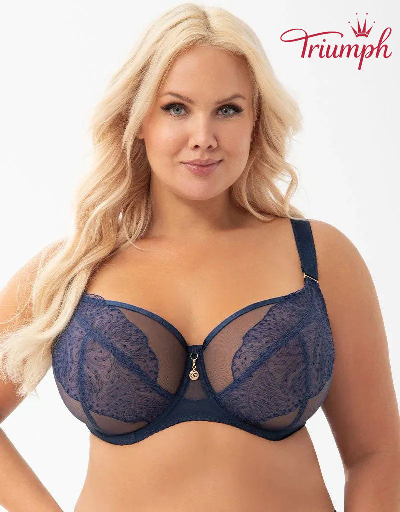 Triumph - (4 darabos) - 💖✨️Szexi, kényelmes csipkés melltartó, amely megakadályozza a mellek megereszkedését